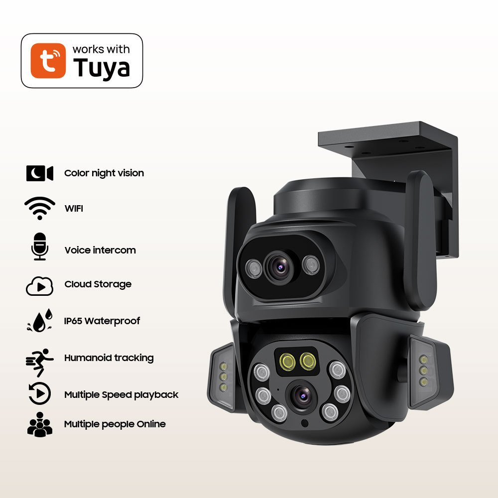 TUYA smart security camera, HD night vision, WiFi - 1