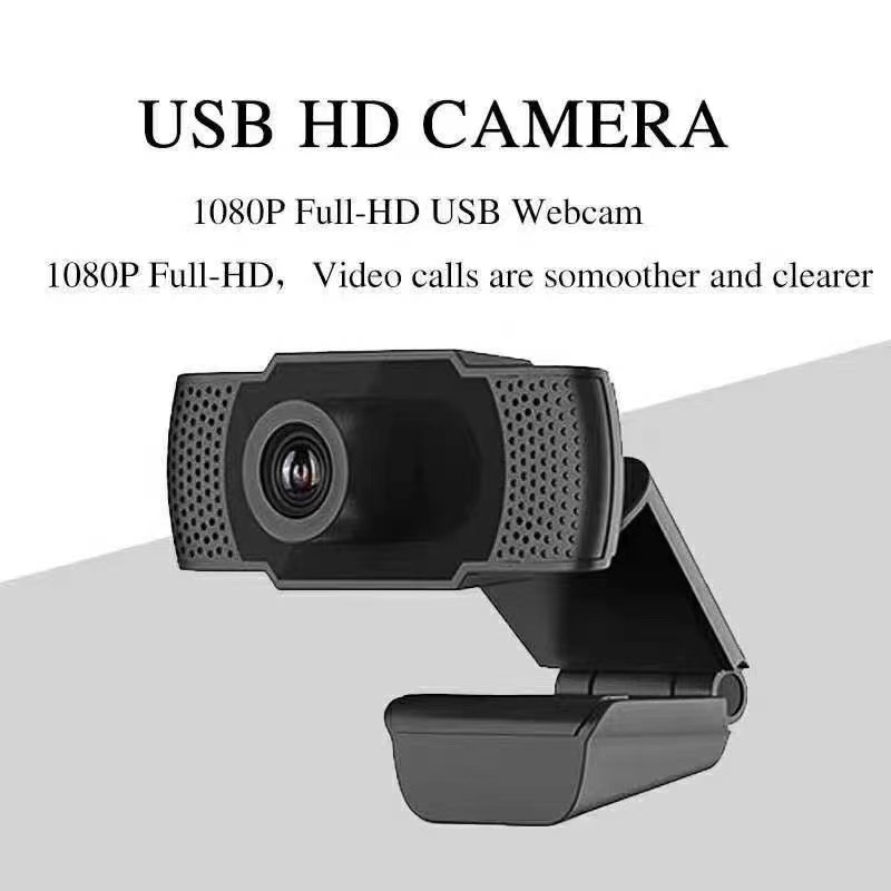 USB web kamerası 1080P HD, mikrofon, sürücü gerektirmez - 1