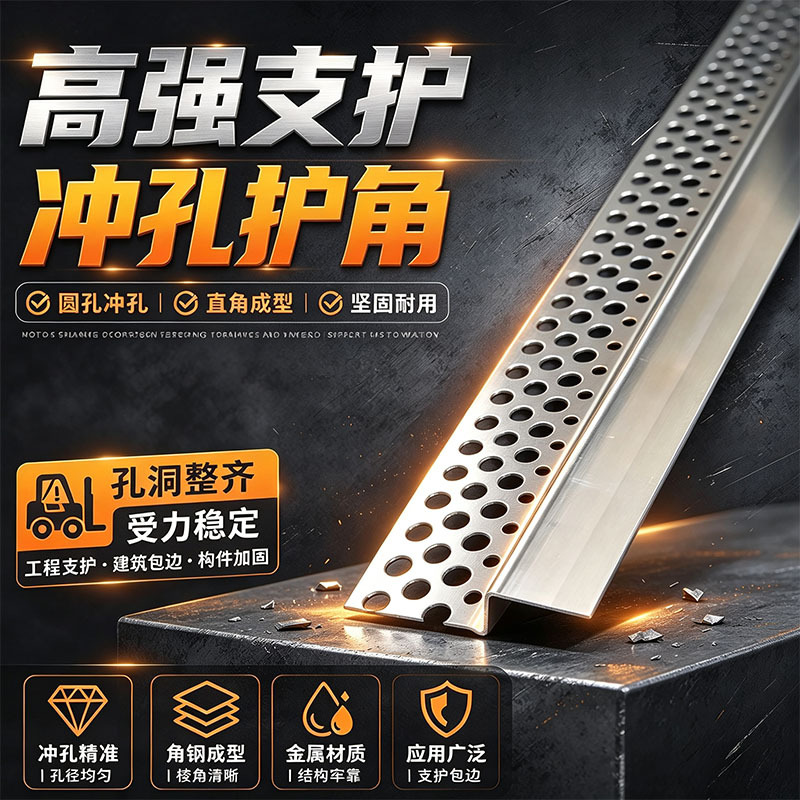 Hot-Dip Galvanized Perforated Corner Bead for Plaster