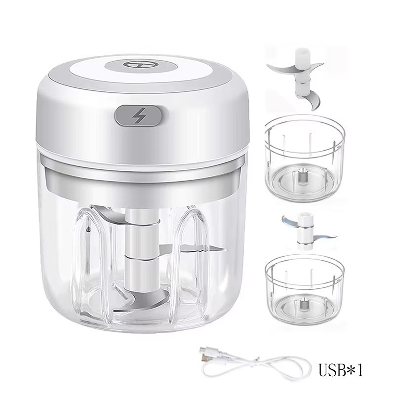 Wireless Electric Garlic Mincer Multifunctional Garlic Crusher Meat Grinder Kitchen Food Processor Blender Garlic Paste Maker - 13