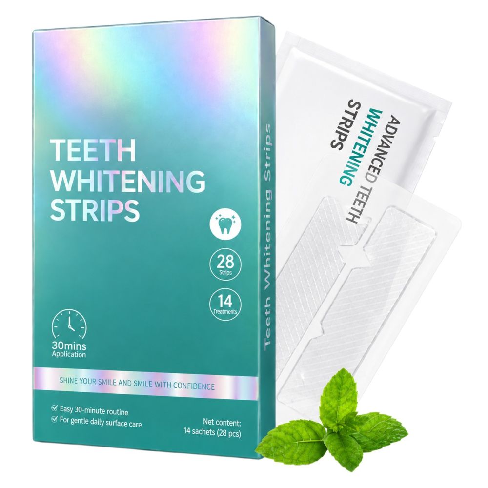 牙贴  轻薄透气服帖日常清洁口腔牙齿表面牙黄牙渍便捷护理牙贴