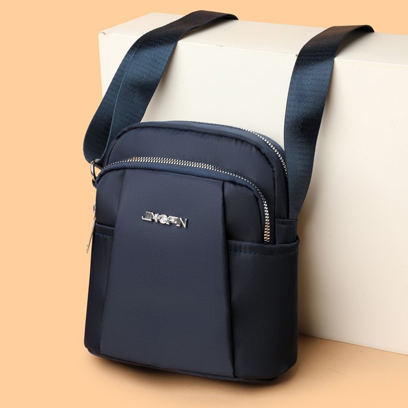 Modische vielseitige kleine Tasche Damenumhängetasche neues Nylon-Segeltuch-Täschchen Damen Geldbörse Handytasche Mini-Schultasche - 4