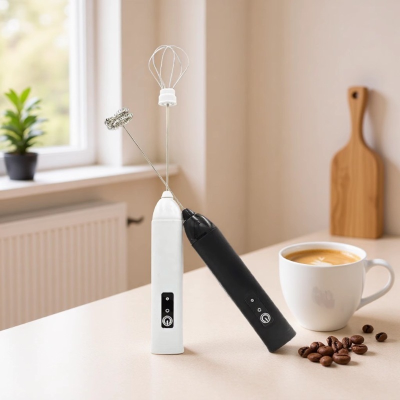 Sınır Ötesi Popüler Ürün Elektrikli Süt Çırpıcı Çift Başlı Yumurta Çırpıcı Elektrikli Küçük Ev Tipi El Tipi Çırpıcı Köpük Yapıcı Kahve - 3