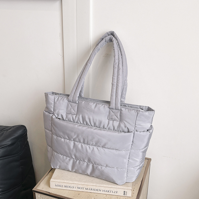 Grenzüberschreitende Damen-Baumwoll-Tragetasche, leichte Laptop-Tasche, Vorstadt-Großraumreisetasche, Schultasche, individualisiertes LOGO - 3