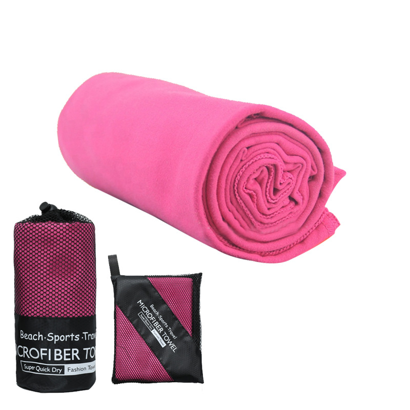Microfiber Double-Sided Velour Beach Towel Quick-Dry Bath Towel Wearable Swimming Beach Towel Customizable - 10