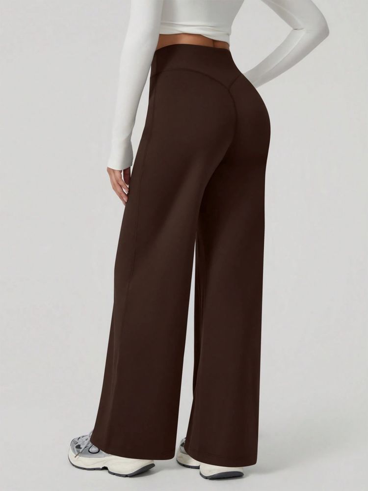 Straight-Leg Quick-Dry Slimming Yoga Pants for Women
