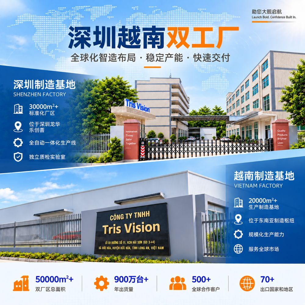 跨境安防监控摄像头源头工厂深圳越南双制造基地OEMODM软硬件定制