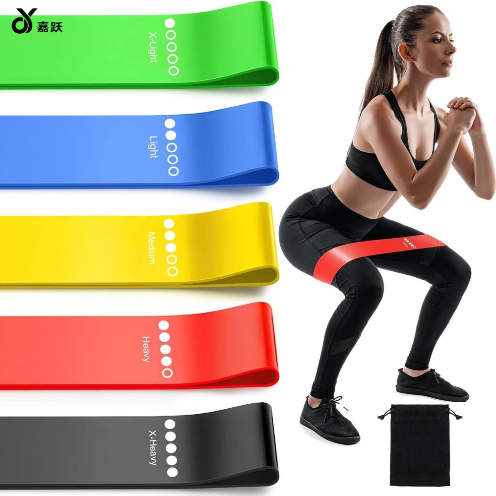 Yoga direnç bandı kalça halkası, çoklu direnç seviyesi, fitness ekipmanı
