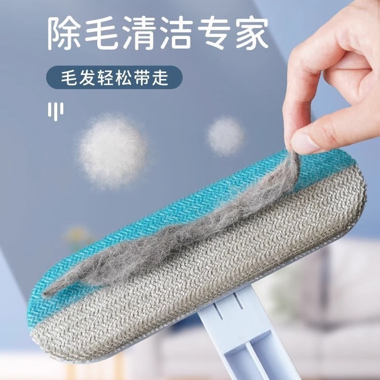 Pet hair remover brush, adhesive roller