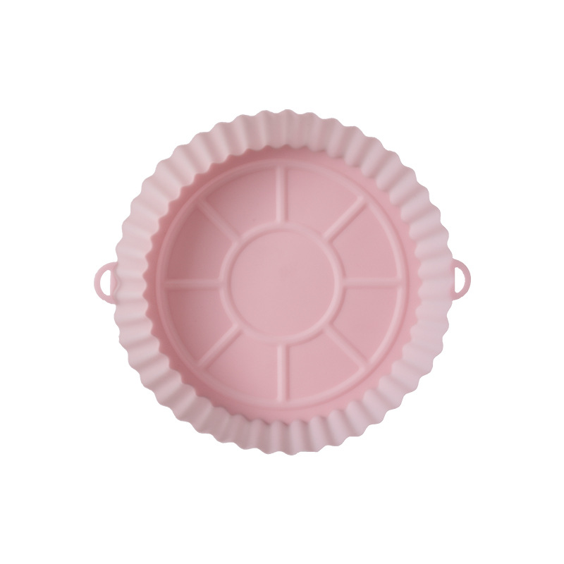 Grenzüberschreitende Luftfritteuse-Kochschale Airfryersiliconepo Luftfritteuse-Silikonschale Silikon-Friteuse-Unterlage - 12