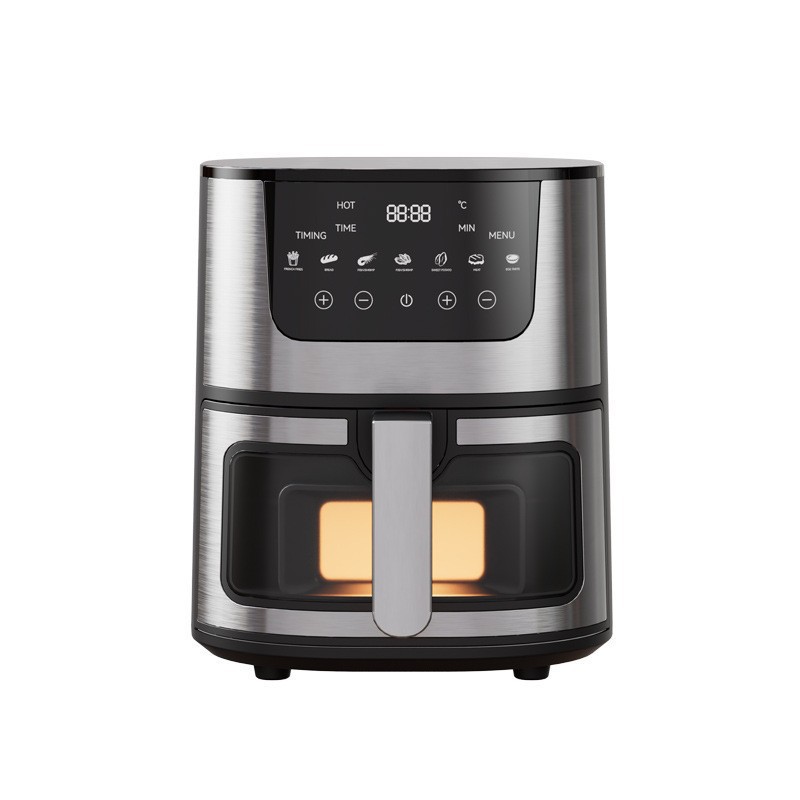 Görüşlü hava fritöz çapraz sınır airfryer paslanmaz çelik bilgisayar versiyonu akıllı ev elektrikli fritöz büyük kapasiteli dış ticaret - 10