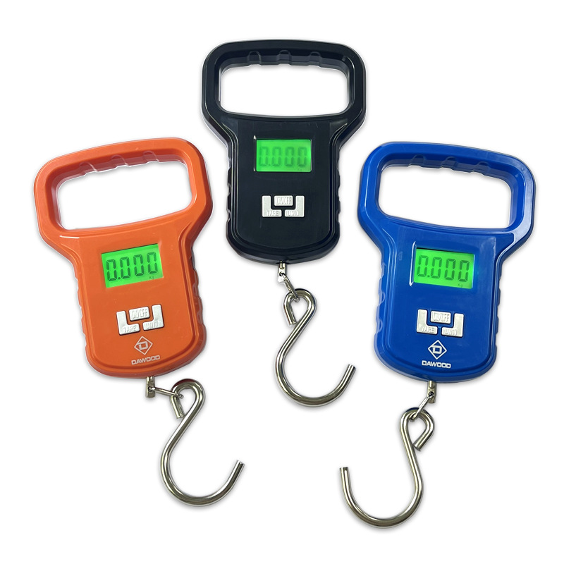 Factory Direct Supply 50kg Portable Electronic Hand Scale Fish Scale Express Delivery Handheld Electronic Scale A09 Hook Scale