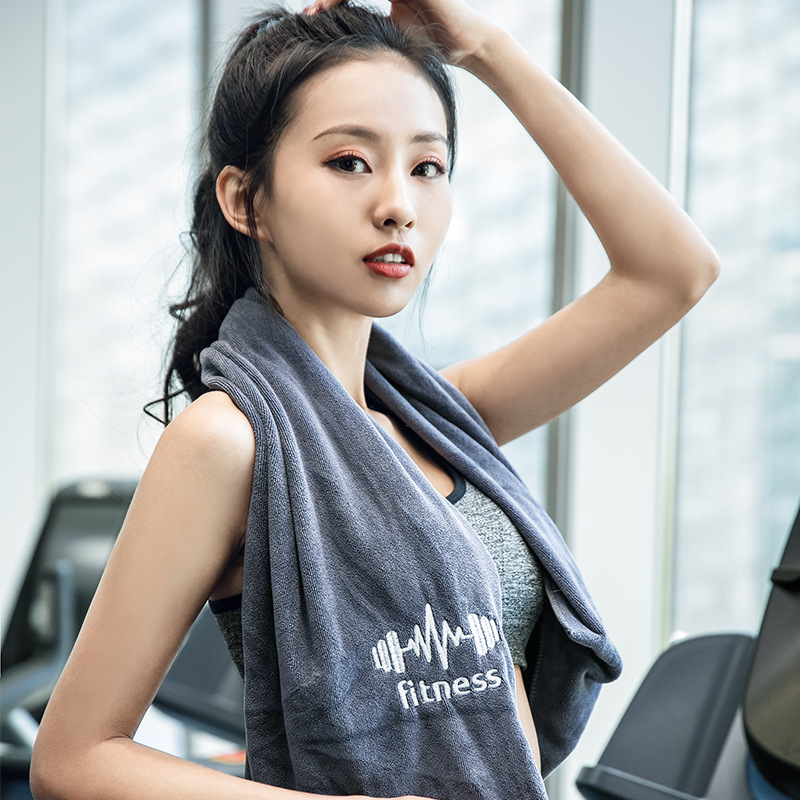 Multipurpose Fitness Exercise Mat Towel Quick-Dry Gym Equipment Sweat-Absorbent Pad Towel Fitness Sweat Wipe Towel Manufacturing - 5