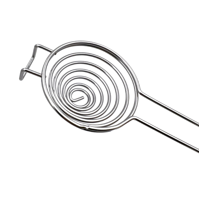 Creative extended handle stainless steel wire egg white separator stainless steel spring manual egg beater egg mixer - 6