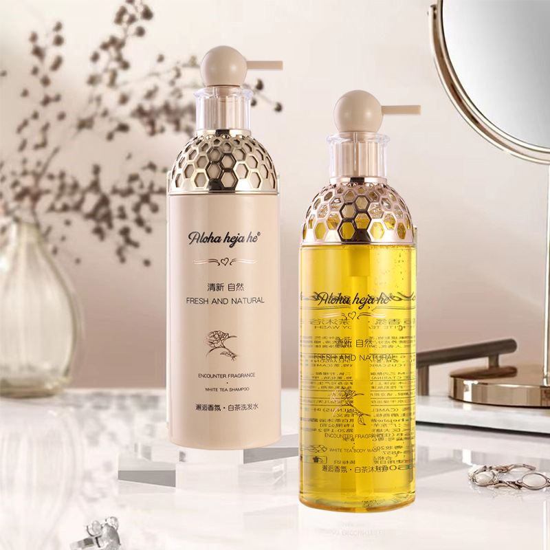 White Tea Amino Acid Shampoo, Conditioner and Body Wash Care Set - 1
