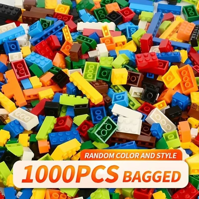 Lego Uyumlu Mini Yapı Taşları Dökme Paket, DIY Eğitici Birleştirme Oyuncağı - 1