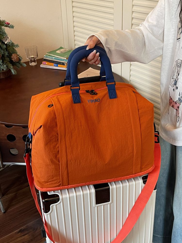 Large Capacity Lightweight Travel Bag Portable Hand-Held Shoulder Bag Yoga Fitness Bag High-Quality Storage Luggage Pack
