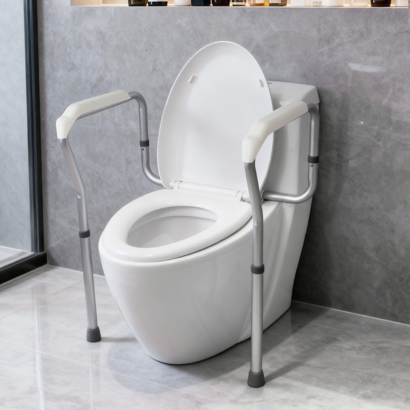 Anti-Slip Toilet Handrail for Elderly, Drill-Free Installation