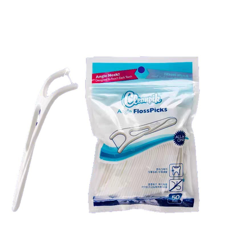 Y-shaped Dental Floss Picks for Large Gaps and Wisdom Teeth - Round String Cleaning Toothpicks Medical Grade Tooth Picks Family Pack