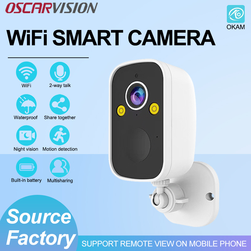 WiFi Kablosuz Gözetim Kamerası Giriş Kapısı HD Gece Görüşü Açık Alan Su Geçirmez İki Yönlü Ses İtfaiye Toptan