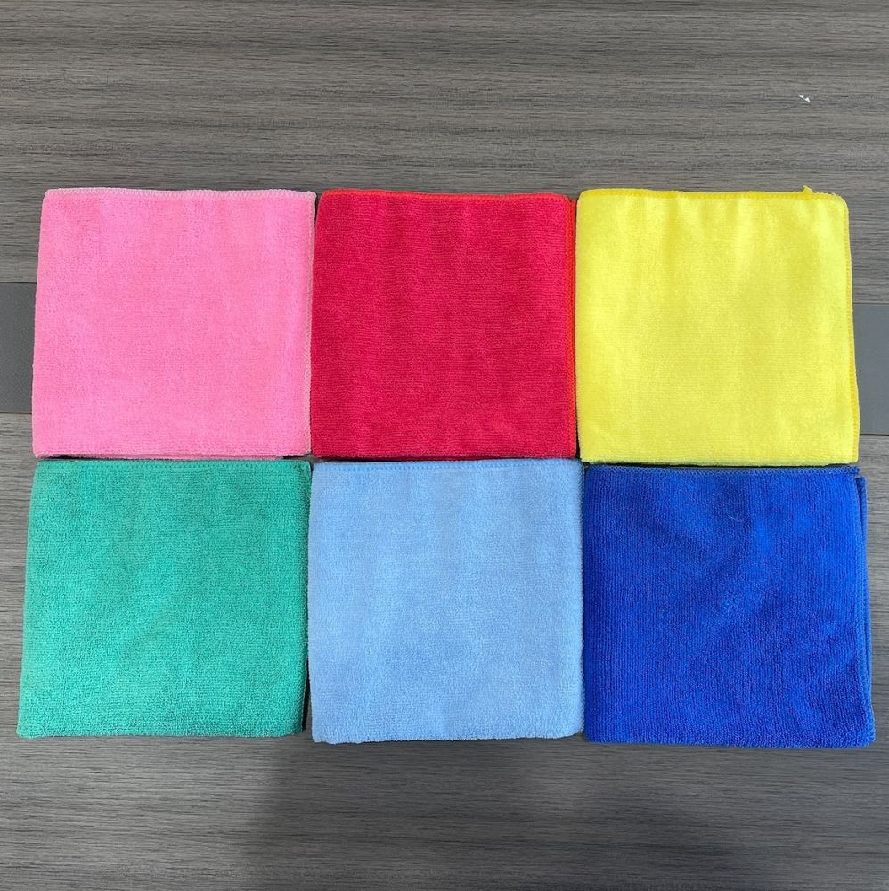 Factory Direct Sale Ultra-Fine Microfiber Warp Knitted Towel Non-Shedding Non-Fading Soft Car Washing Kitchen Cleaning Cloth - 3