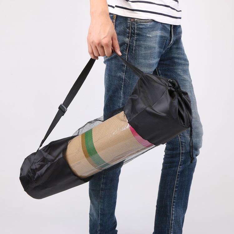 Factory-direct yoga mat mesh bag, yoga mat mesh extended and expanded yoga bag mesh bag mesh pocket backpack wholesale - 5