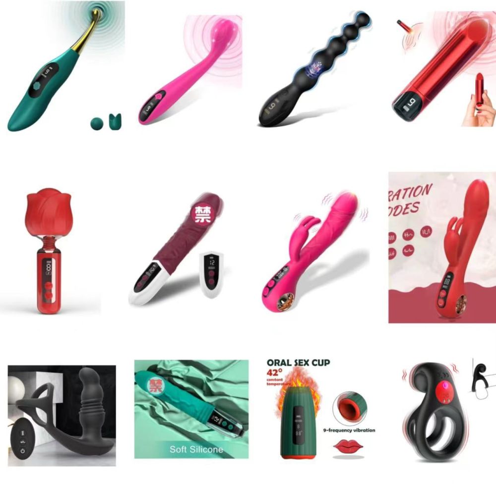 Amazon New Arrival AV Digital Display Pull-Bead Multi-Frequency Vibrator Adult Masturbator Anal Plug Realistic Dildo for Men and Women