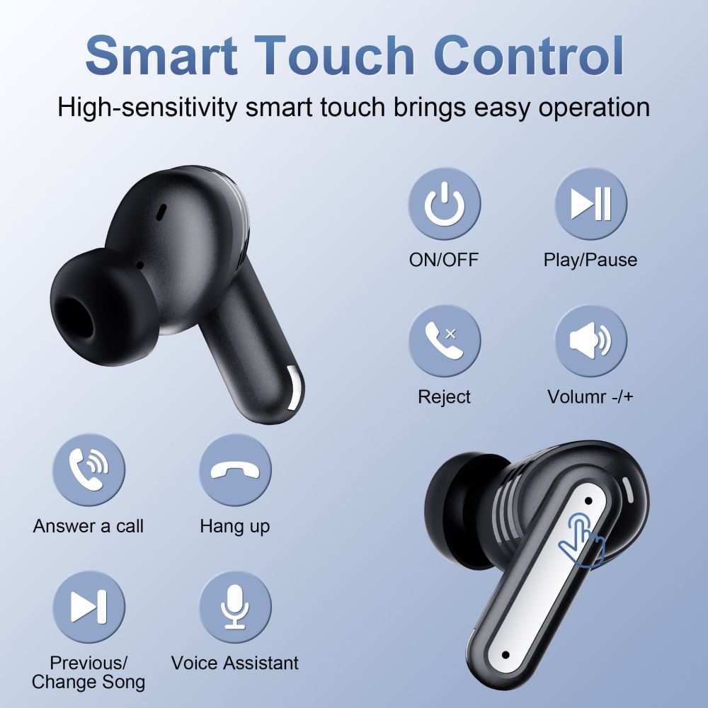 SP99 Bluetooth Earbuds with Noise Reduction and Long Battery Life