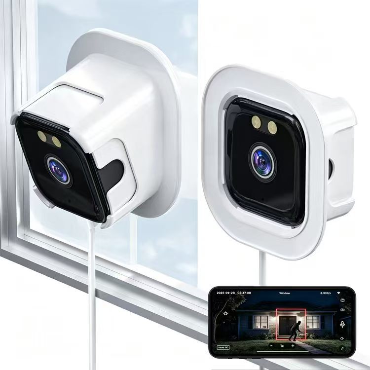 爆款2K窗户摄像头WiFi 5g双频黑光监控高清无线室内Window Camera - 1