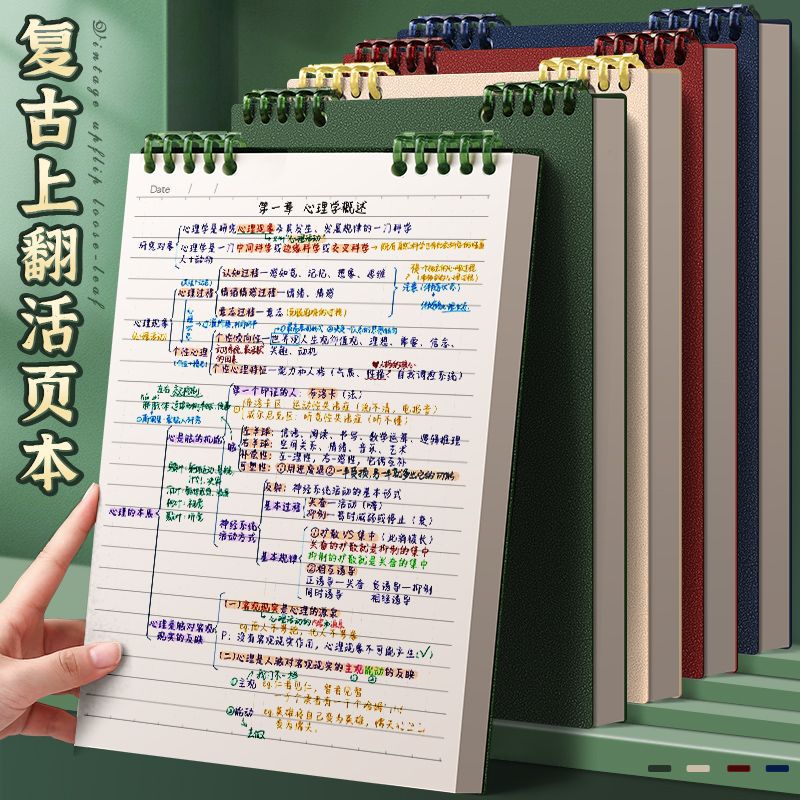 A4 Notebook with Removable Sheets, A5 Notebook and B5 Student Notebook - 1