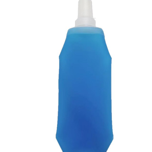 Manufacturer wholesale cross-border spot outdoor sports foldable TPU custom soft water bottle marathon running and cycling - 5