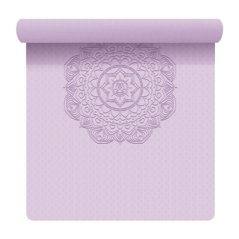 TPE Double Yoga Mat, Wide and Thick, Non-Slip, for Beginners - 6