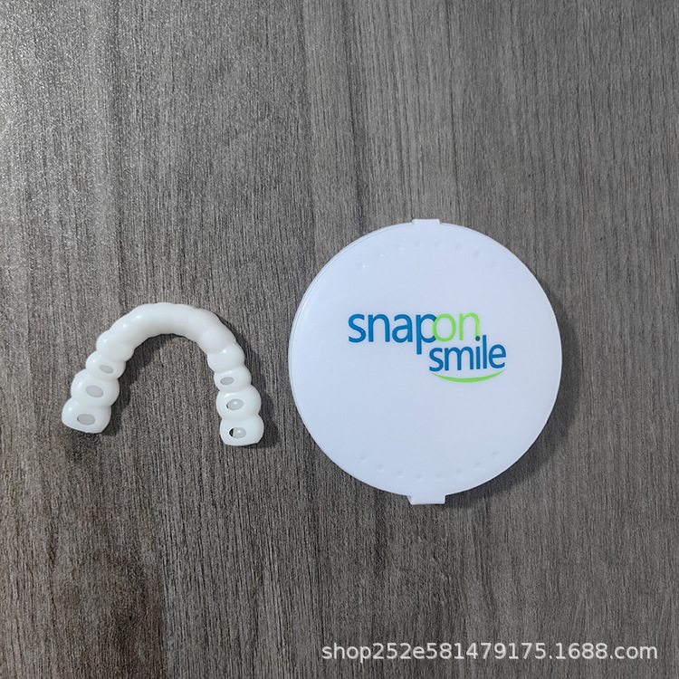 Snap-On Smile Silicone Simulated Teeth Cover, Upper and Lower, Boxed - 13