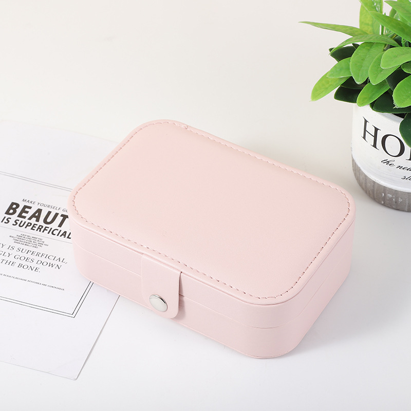 Necklace Ring Jewelry Storage Box Girl Style Portable Jewelry Box Small Earring Ring Jewelry Box - 10