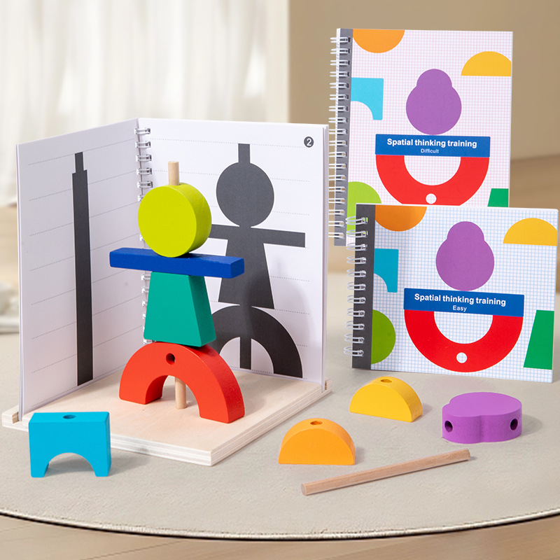 3D Raum-Konstruktions-Bausteine mit Spiegelprojektionen, Logikspiel
