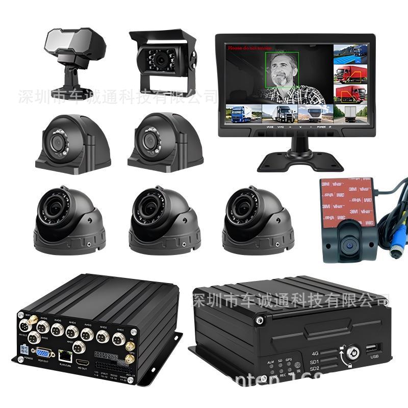 8-channel vehicle video recorder, AHD 1080P, GPS, 4G network - 1