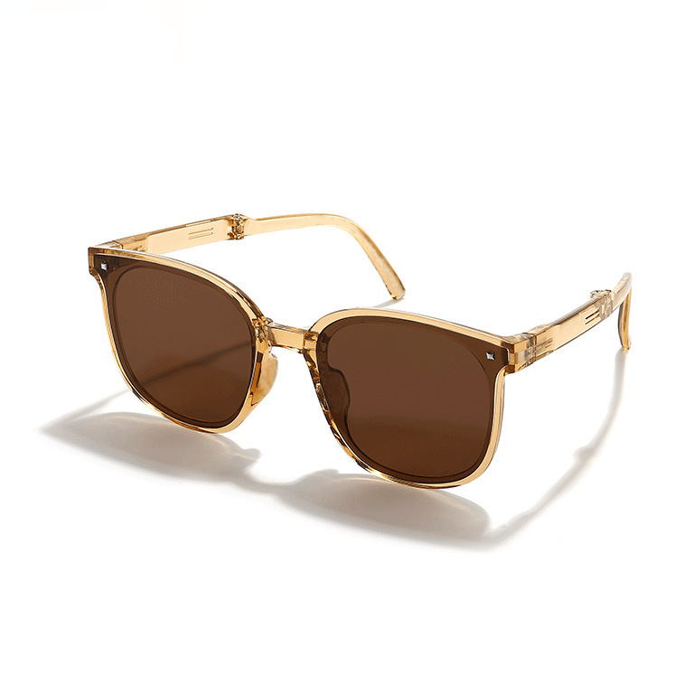 Mi-Nail Klappsonnenbrille, moderner Retro-Stil, ultraleicht, UV-Schutz, polarisierte Sonnenbrille, trendiges Design, für den Außenbereich - 7
