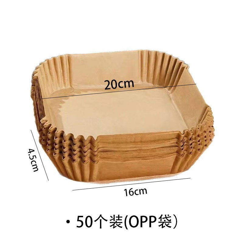 Silikon-Backpapier für den Hausgebrauch, runde Papierplatte, Luftfritteuse-Spezialzubehör, antihaftbeschichtetes Silikon-Backpapier, Grillzubehör, Großhandel - 9
