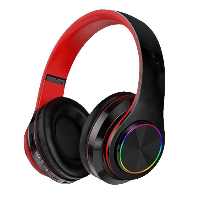 Bluetooth oyun kulaklığı, LED, ağır bas, TF kart yuvası