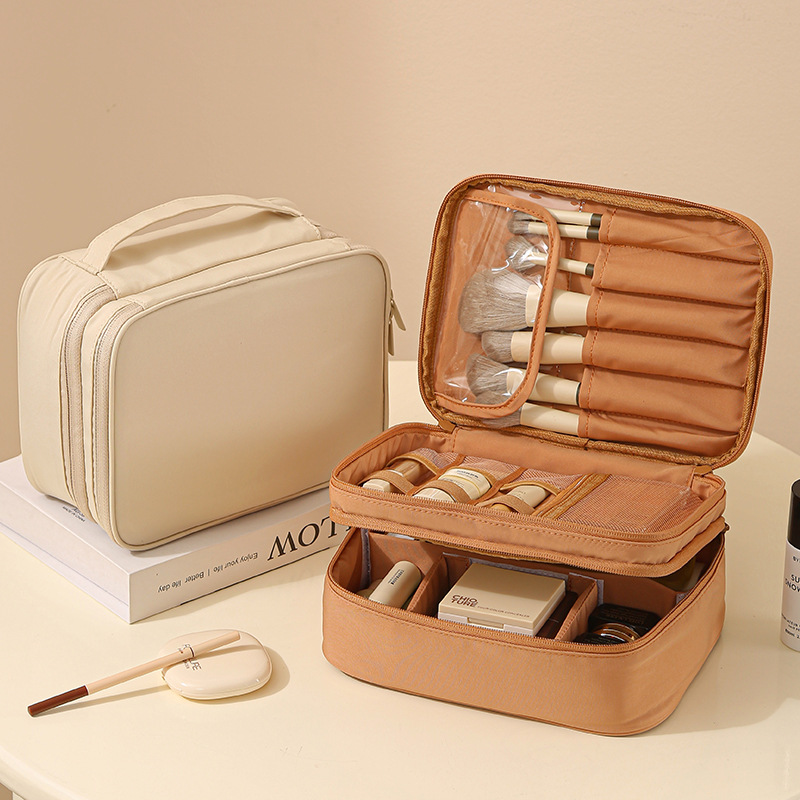 Large makeup bag, portable water-resistant