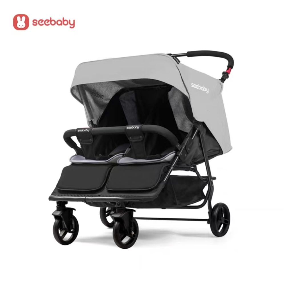 Sundebai T22 Twin Stroller, Reclining and Foldable