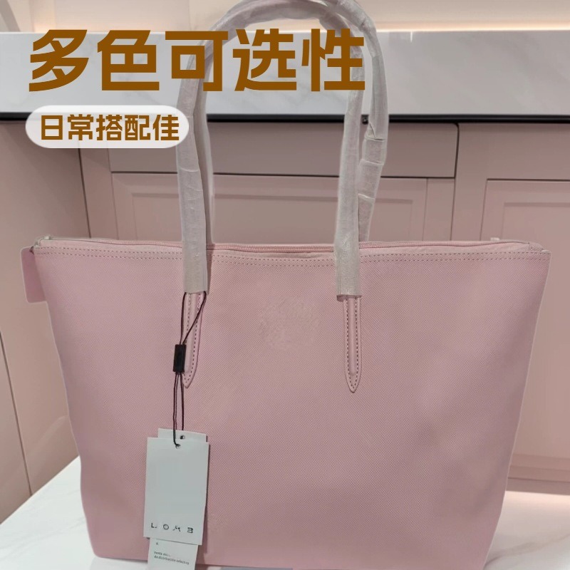 French crocodile skin handbag for women, large, fashionable, versatile hand bag, wide capacity solid color shoulder bag, elegant, suitable for daily use bag. - 5