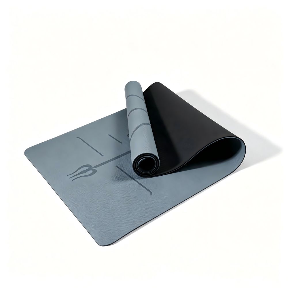 TPE Double-Layer Yoga Mat, 90cm, Non-Slip