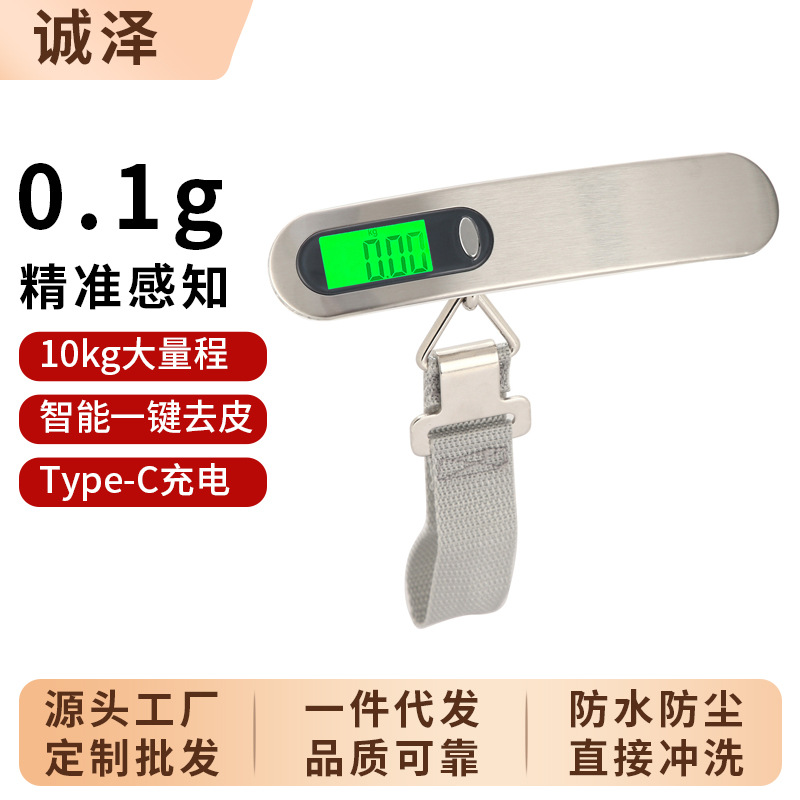 Stainless Steel Portable Luggage Scale Mini Digital
