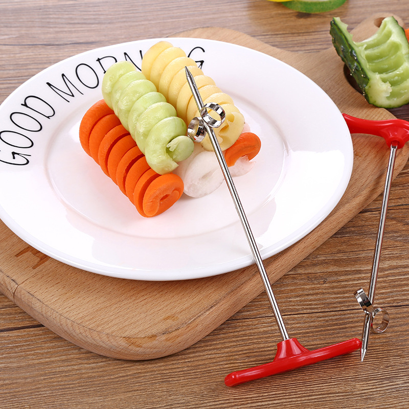 A2590 stainless steel spiralizer for cucumbers and vegetables