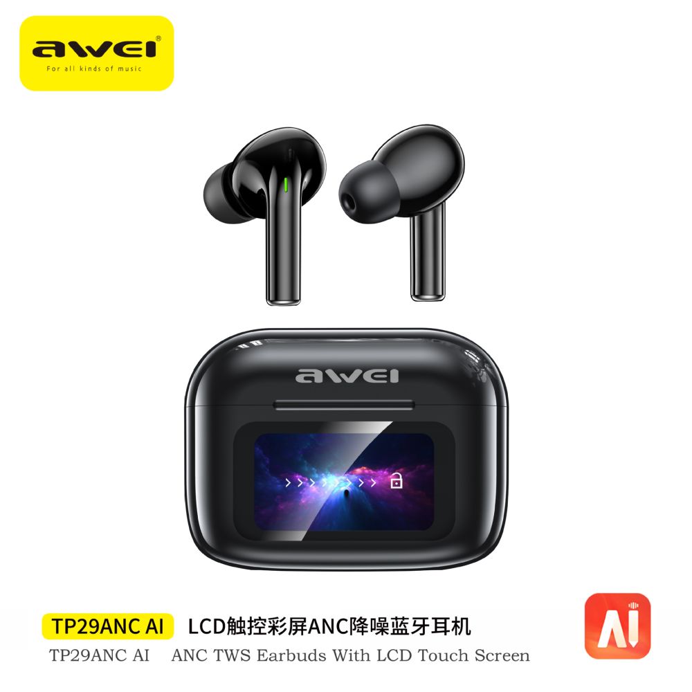 用维AI Smart Translation Bluetooth-Kopfhörer 2026 Neues Modell Anrufgeräuschunterdrückung Multifunktion Touch-Farbbildschirm Kabellose Kopfhörer