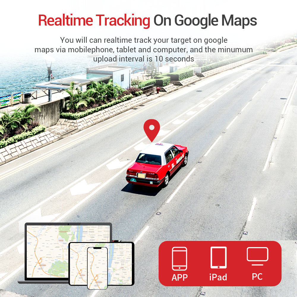 MiCODUS ML910G 4G Magnetic GPS Tracker, 10000 mAh, Anti-Theft