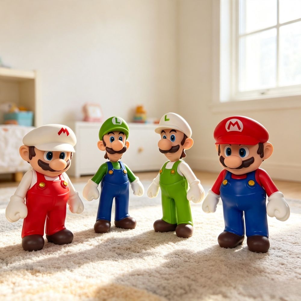 Süper Mario ve Luigi Vinil Figür Seti, Koleksiyon Oyuncağı