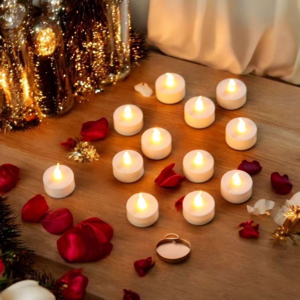 LED mum ışığı seti, sevgililer günü ve düğün dekorasyonu