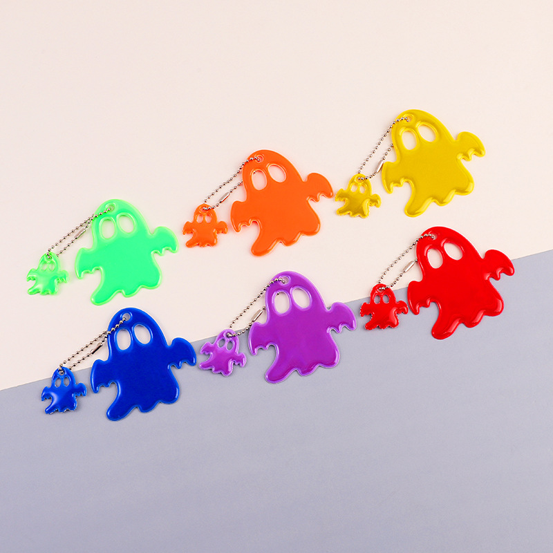 Reflective PVC Night Safety Pendant for Bicycles, Double-Sided - 1